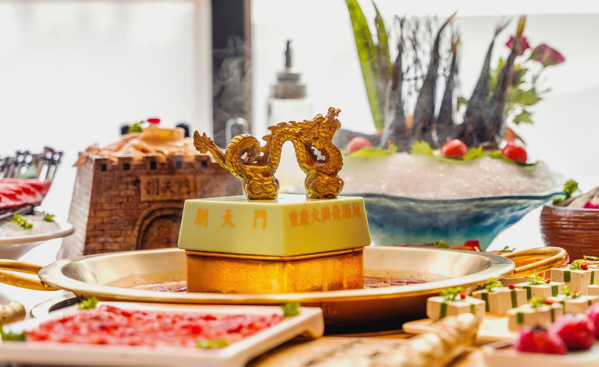 黃瓜條圣誕樹，圣誕氣氛火鍋菜品，氛圍感拉滿！